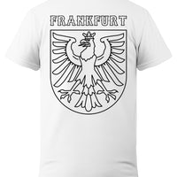 Frankfurt-Shirt schwarz auf weiß