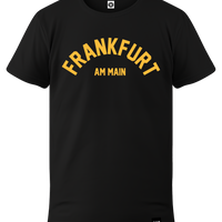 Frankfurt am Main-Shirt gelb auf schwarz
