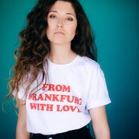 From Frankfurt with Love-Retro-Shirt