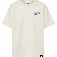 Frankfurter Schule-Shirt schwarz auf off-white