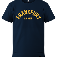 Frankfurt am Main-Shirt gelb auf navy