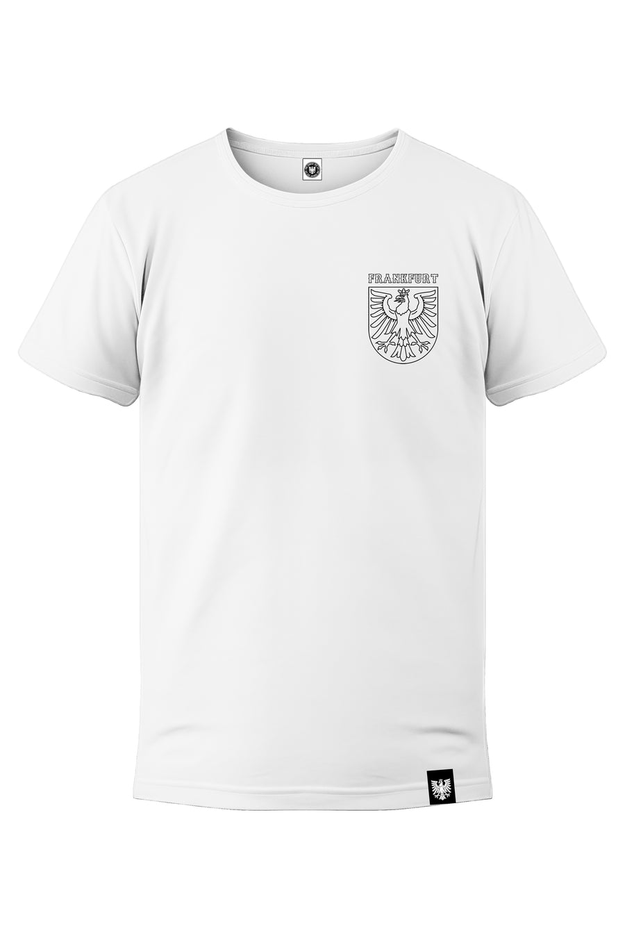 Frankfurt-Shirt schwarz auf weiß