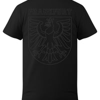 Frankfurt-Shirt black in black - limitierte Kleinauflage