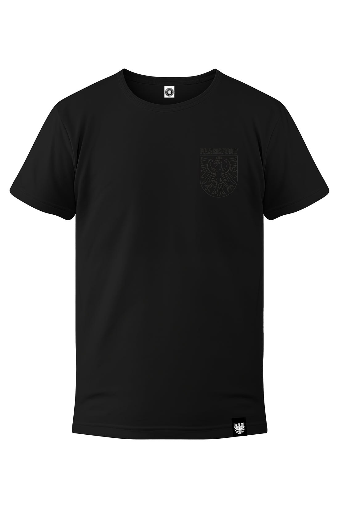 Frankfurt-Shirt black in black - limitierte Kleinauflage