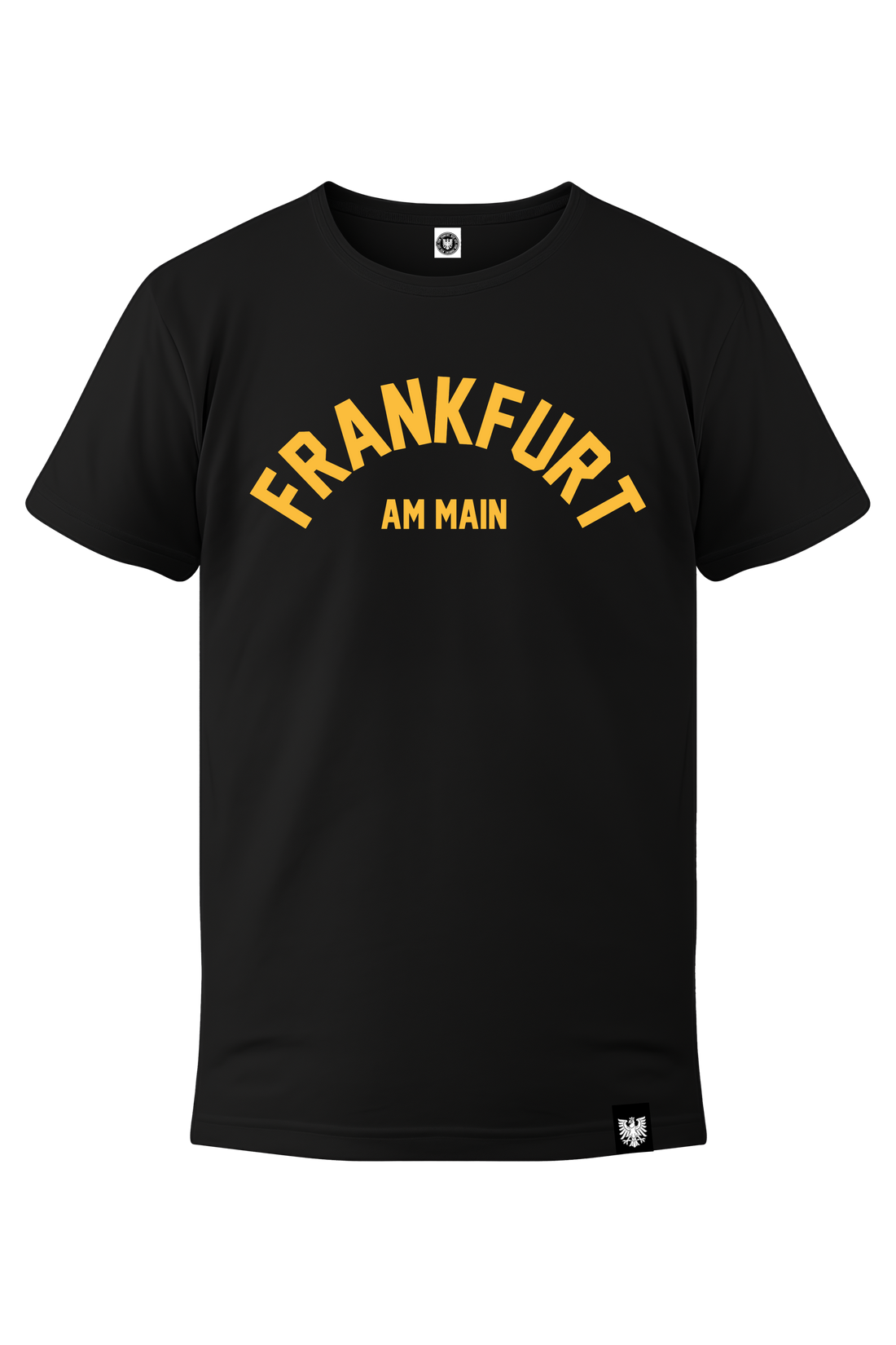 Frankfurt am Main-Shirt gelb auf schwarz
