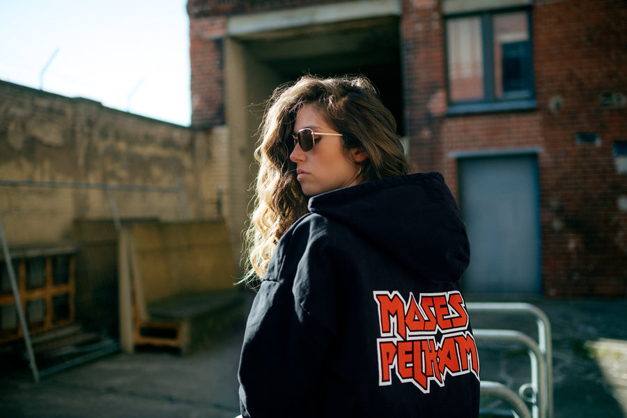 Moses Pelham-Superhelden-Hoody schwarz