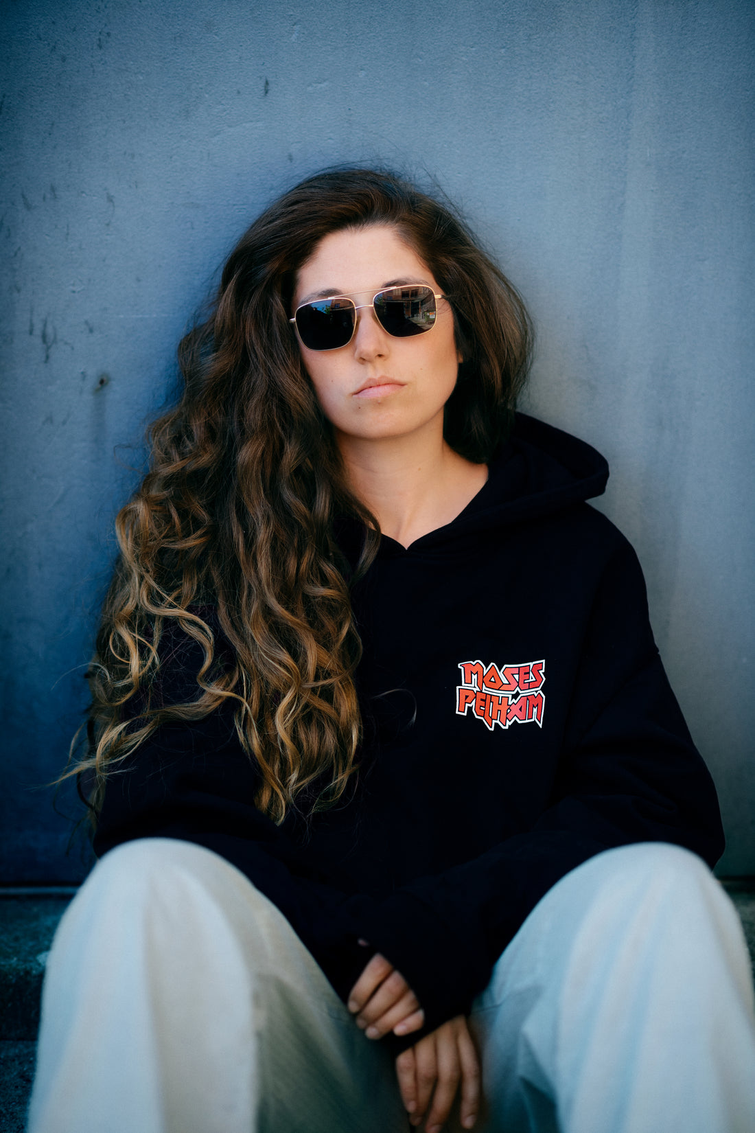 Moses Pelham-Superhelden-Hoody schwarz