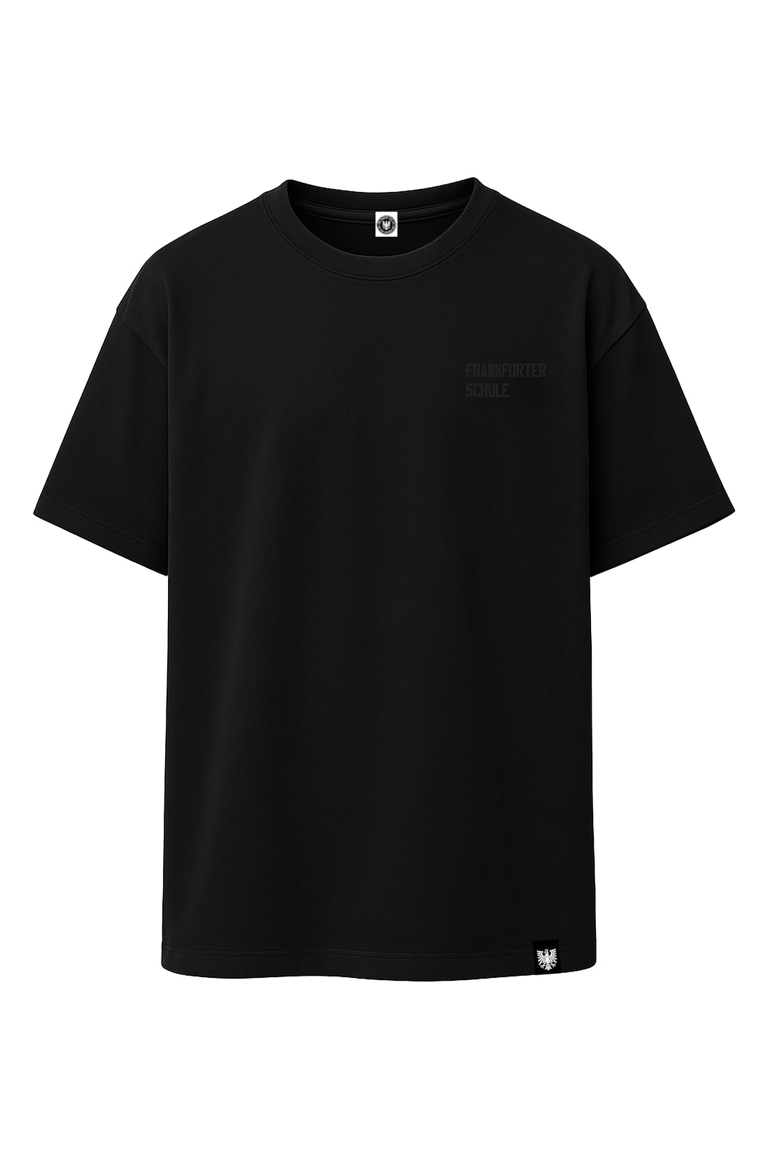 Frankfurter Schule-Shirt black in black