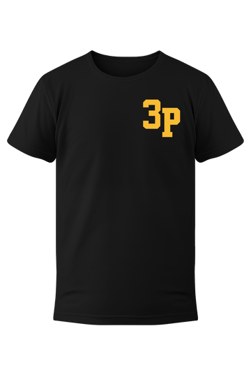 3p-Football-Shirt schwarz