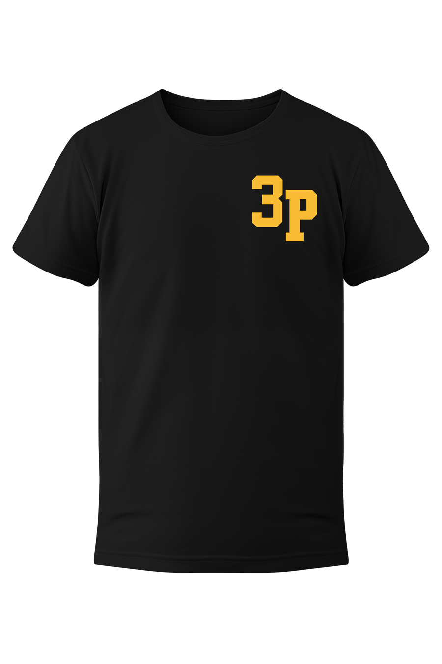 3p-Football-Shirt schwarz