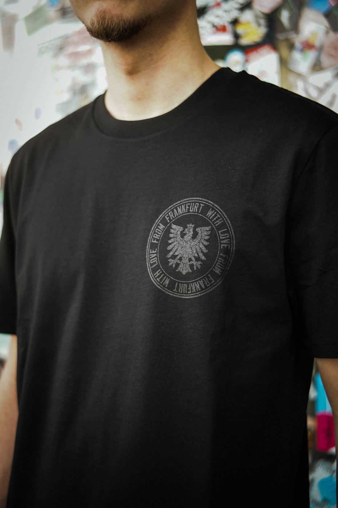 FFWL-Circle-Shirt black in black