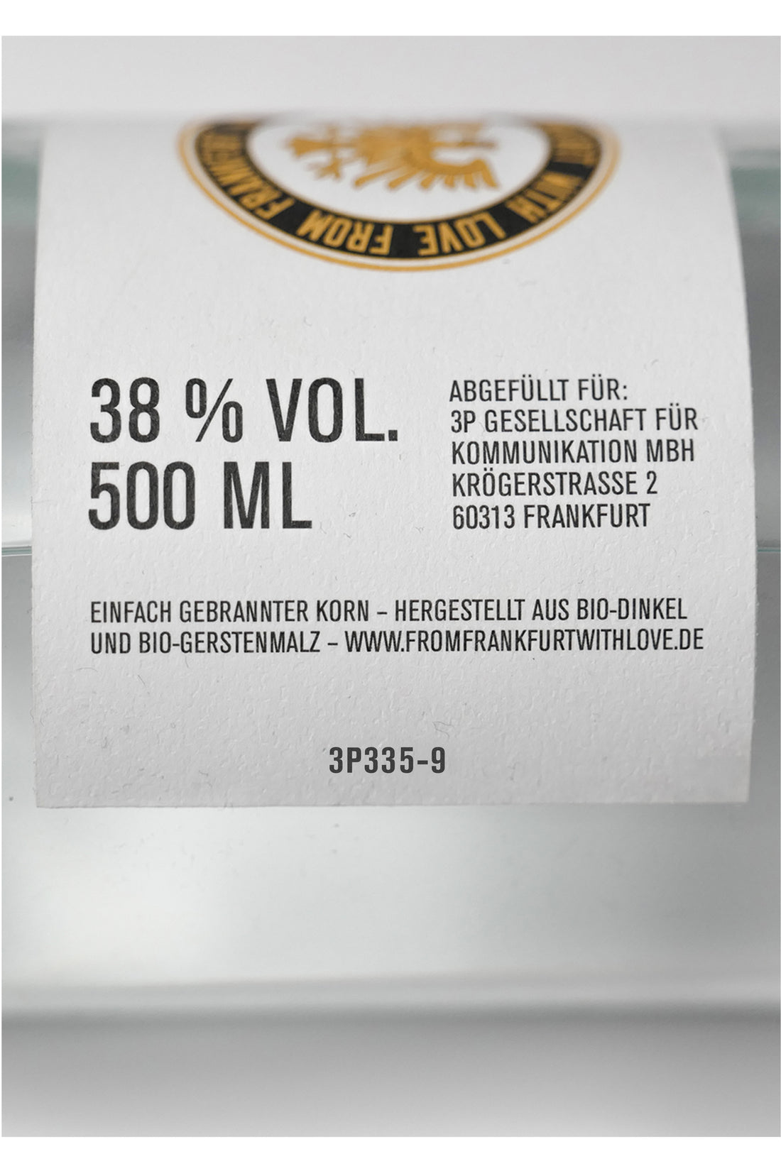 Moses Pelham Korn - Grundpreis 60 EUR/l - limitiert, nummeriert und signiert