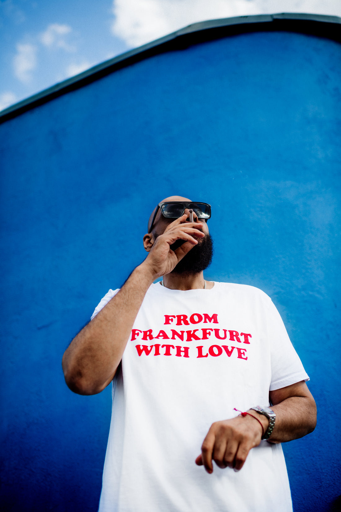 From Frankfurt with Love-Retro-Shirt