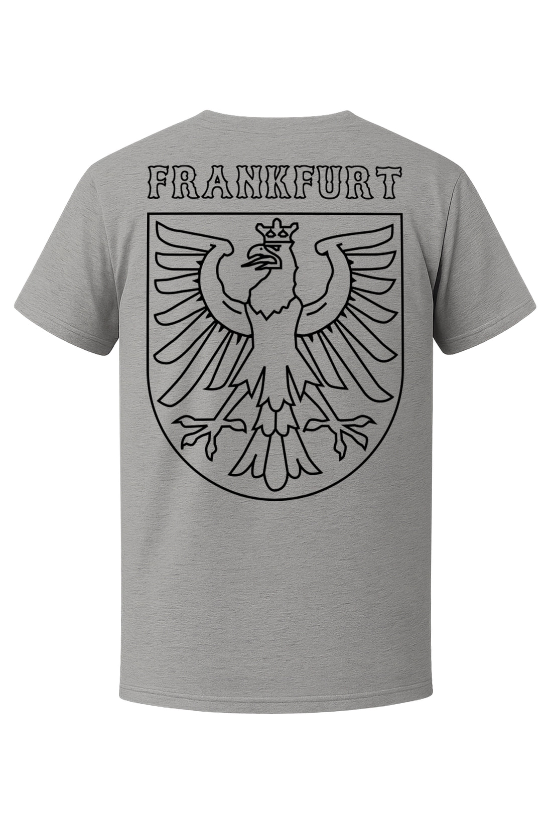Frankfurt-Shirt grau-meliert - limitierte Kleinauflage