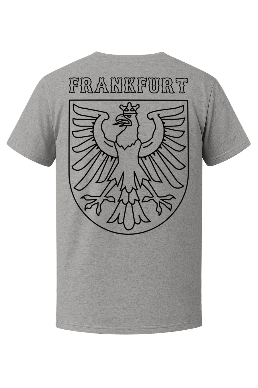 Frankfurt-Shirt grau-meliert - limitierte Kleinauflage