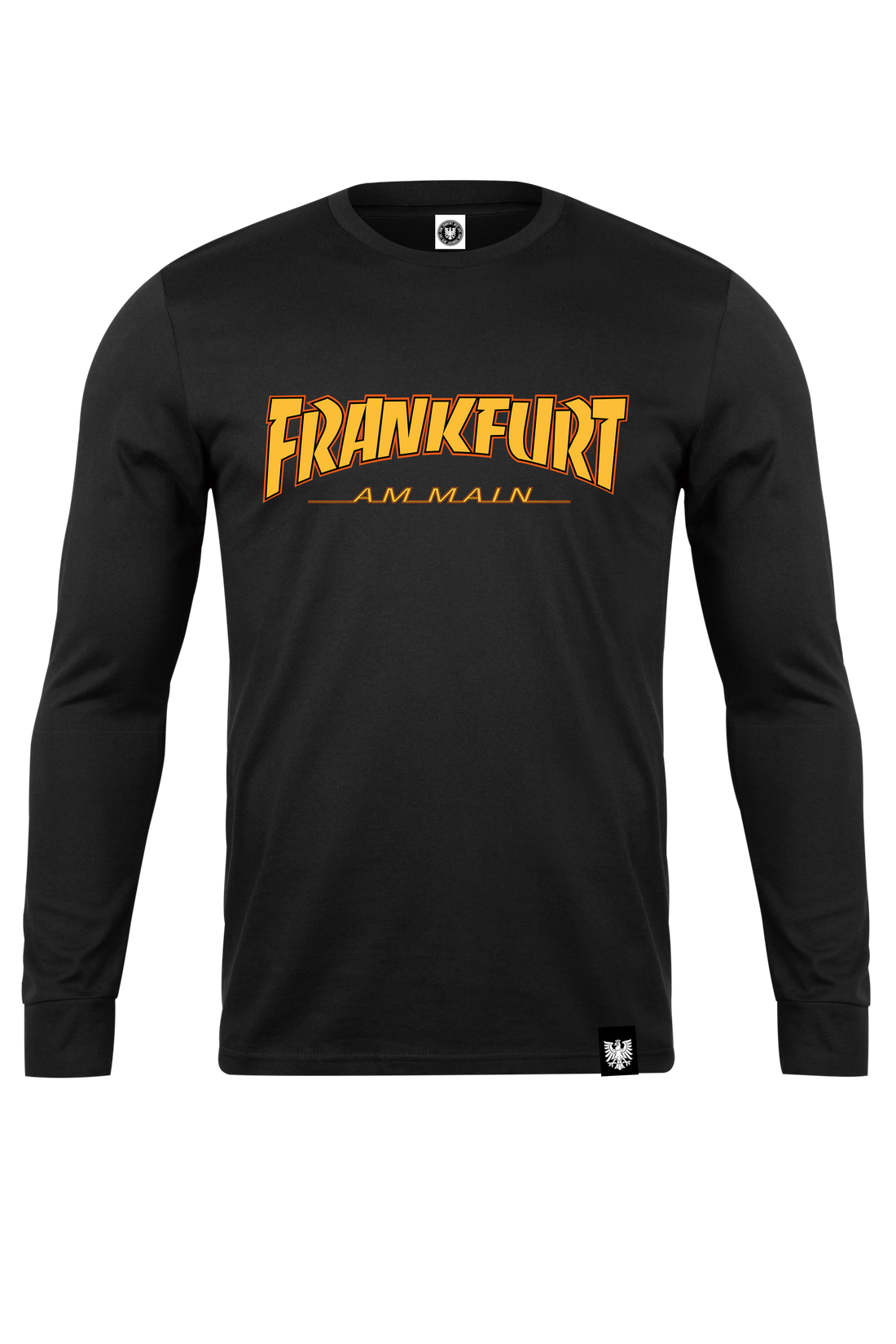 Frankfurt am Main-Skate-Longsleeve schwarz