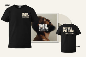 Moses Pelham Letzte Worte - Vinyl-T-Shirt-Bundle